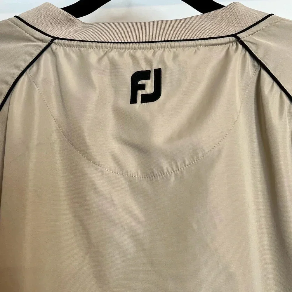 FootJoy FJ Men’s Tan Pullover Windbreaker. Size‎ XL.